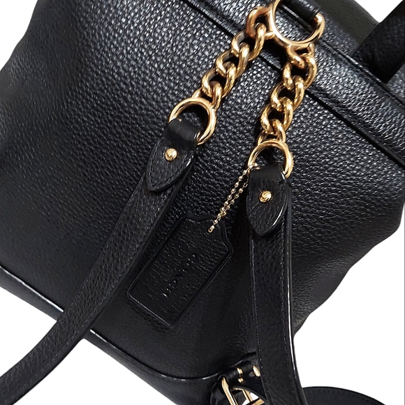 Coach Elle Leather Drawstring Backpack Great Condition - Picture 10 of 13